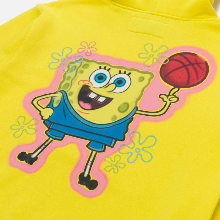 Sweat à Capuche Overtime Spongebob Airbrush Hoodie Yellow image n°3