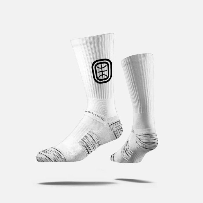 Chaussettes Overtime X Strideline Performance Socks White