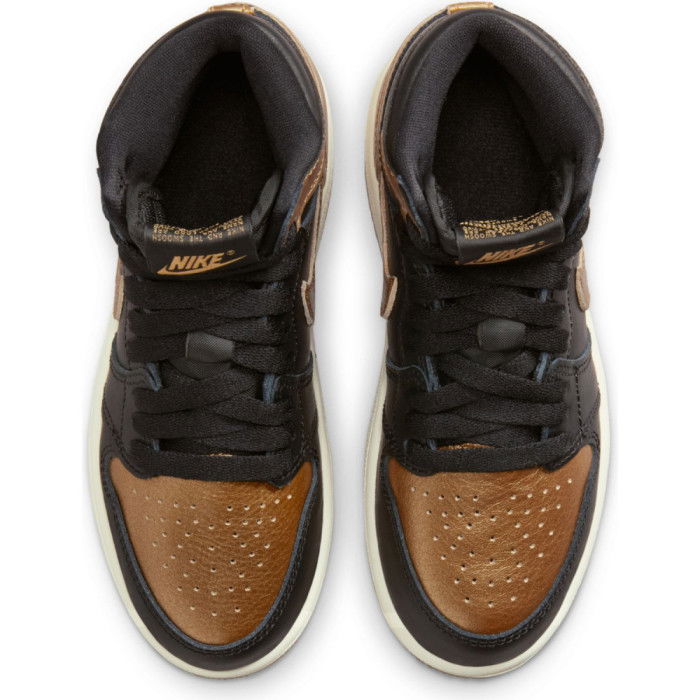 Air Jordan 1 Retro High OG Black and Gold Enfants GS image n°6