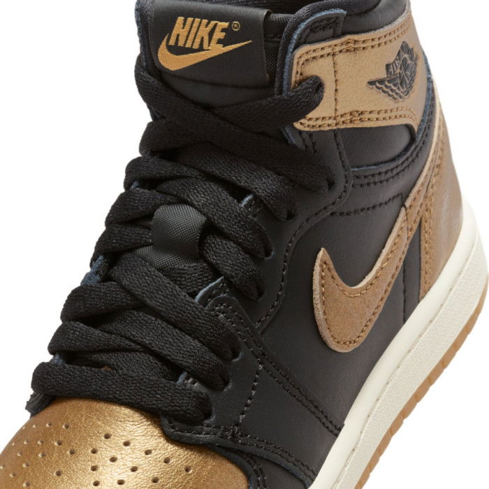 Air Jordan 1 Retro High OG Black and Gold Enfants GS image n°7