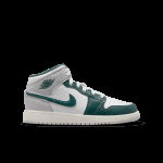 Color Vert du produit Air Jordan 1 Mid SE Oxidized Green Enfants GS