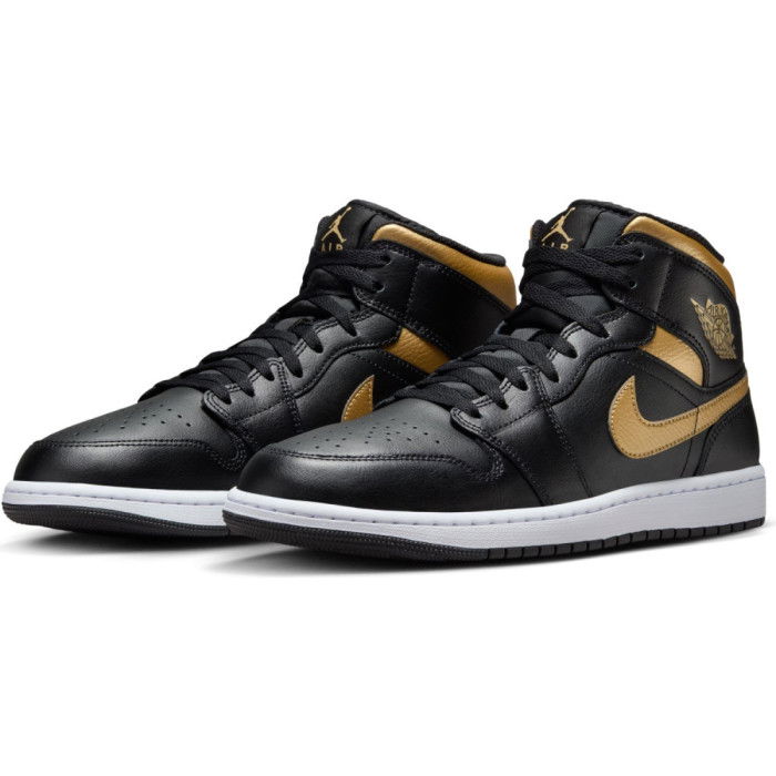 Air Jordan 1 Mid Black Gold image n°5