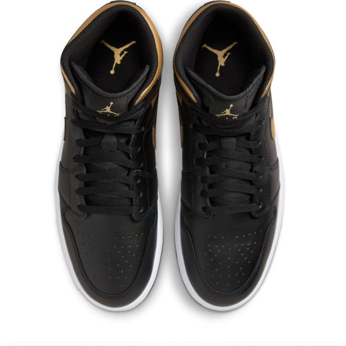 Air Jordan 1 Mid Black Gold image n°6