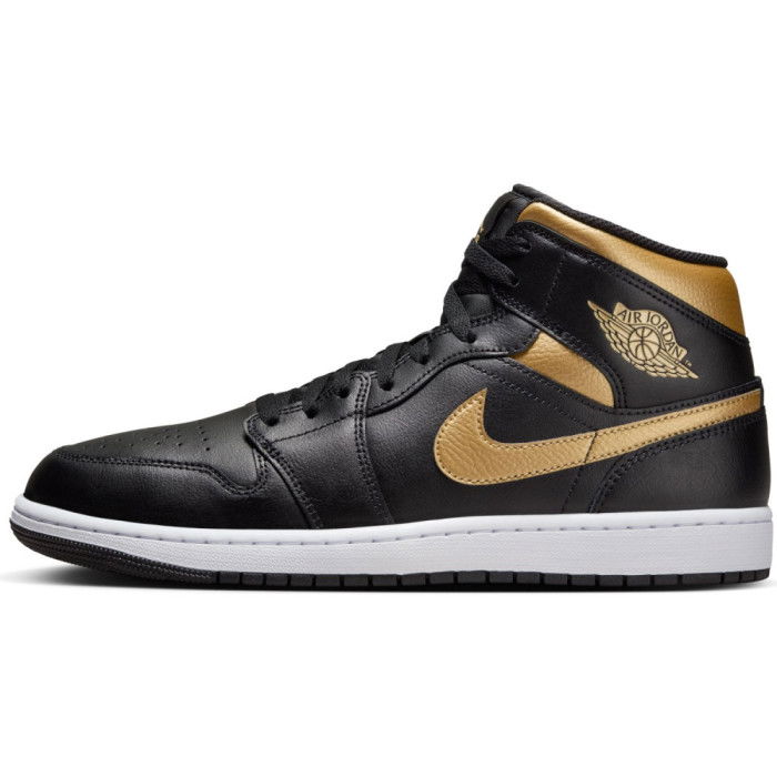 Air Jordan 1 Mid Black Gold image n°3