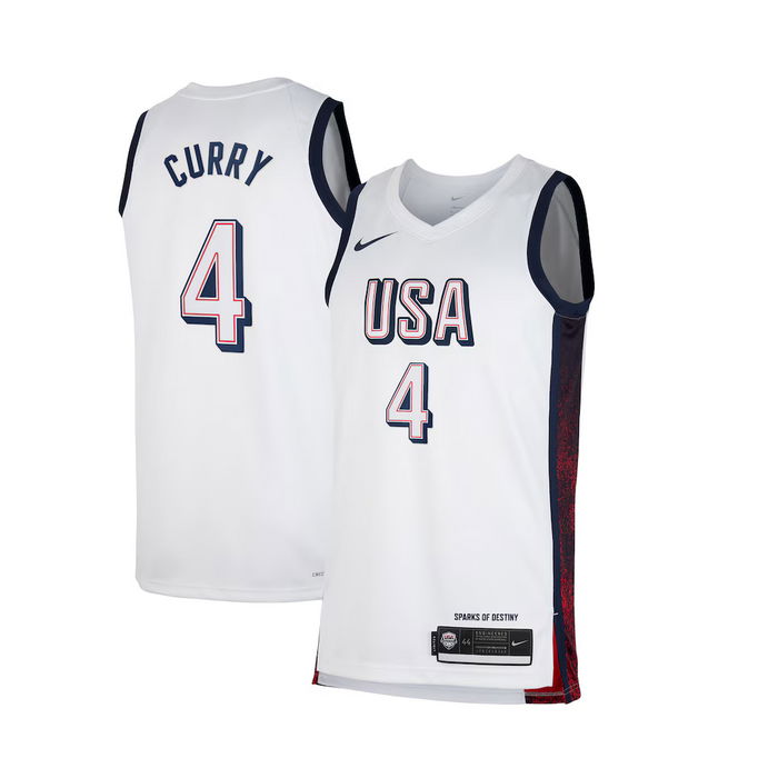 Maillot Stephen Curry Team USA Nike enfant Home