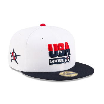 Casquette New Era USA Basketball White Navy 1992 59Fifty | New Era