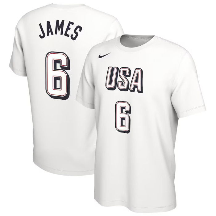 T-shirt Team USA Lebron James image n°3