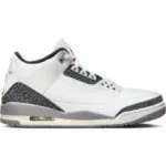 Color White of the product Air Jordan 3 Retro Cement Grey