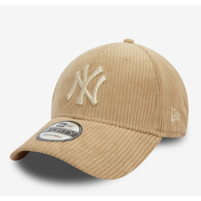 Casquette New Era New York Yankees Velour 9Forty Beige image n°3