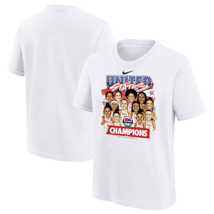 T-shirt Nike USAB Women Caricature Tee Enfants