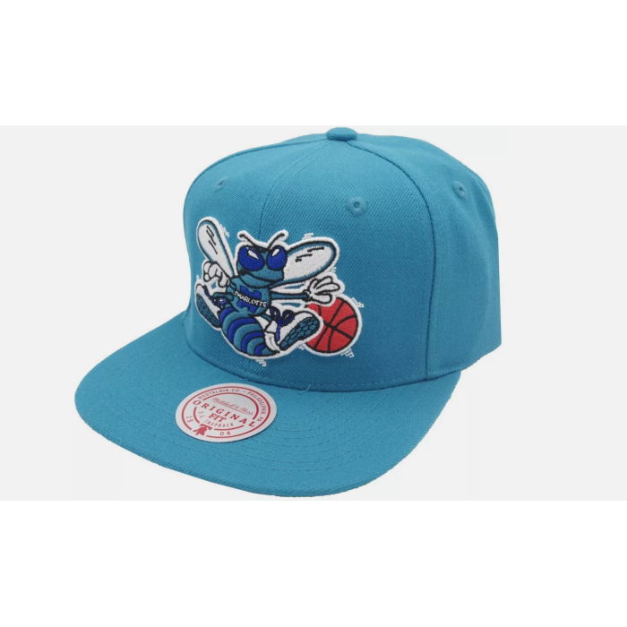 Casquette NBA Charlotte Hornets Mitchell&Ness Team Ground Hat 2.0 Snapback HWC