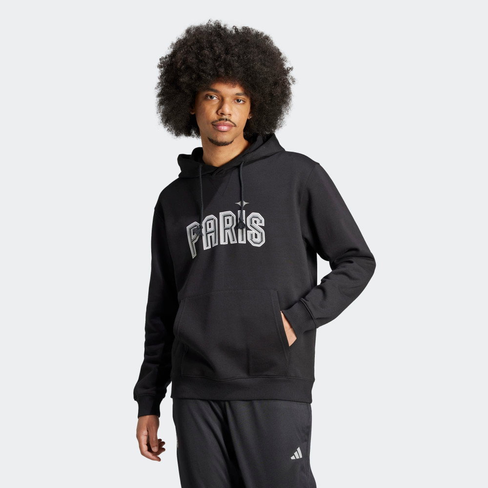 Sweat à Capuche Basketball - Design Graphique Joueur, Coupe Classique, 241 G - Pour Hommes Et Enfants