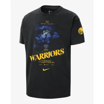 T-shirt Golden State Warriors Courtside black NBA | Nike