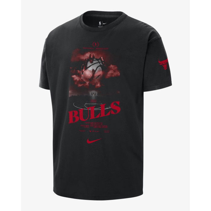 T-shirt Nike NBA Chicago Bulls Courtside black