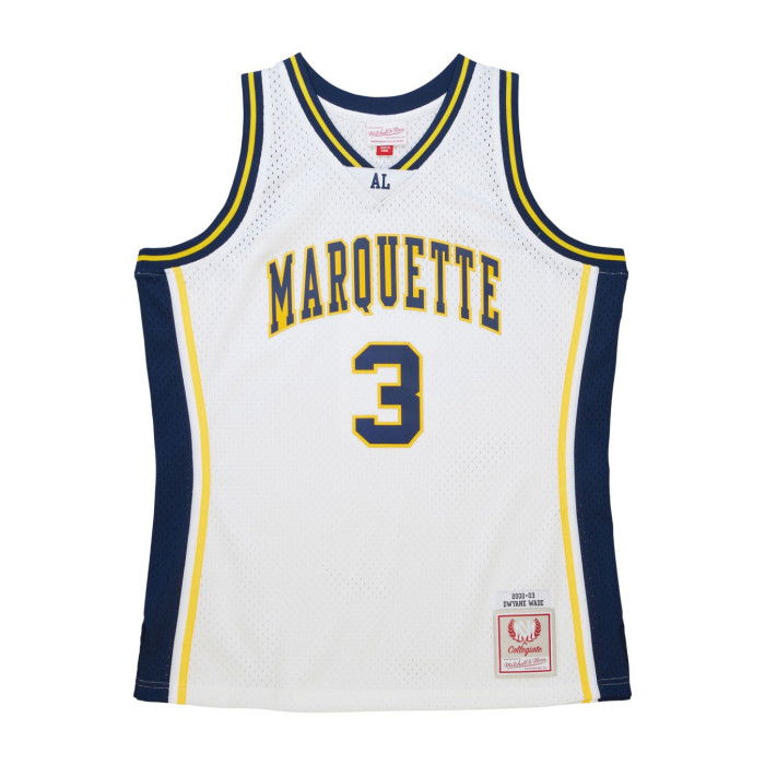 Maillot NCAA Dwyane Wade Marquette University 2002 Mitchell&ness White image n°2