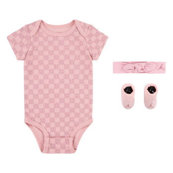 Body Jordan Girls Monogram 3pc Set Pink Glaze | Air Jordan