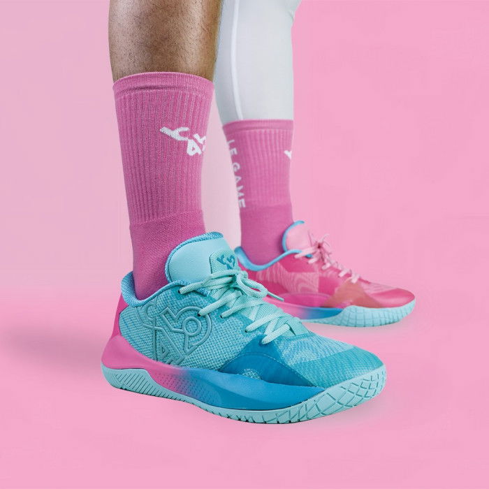 Chaussettes Performance b4b Retourne Le Game Pink/white