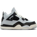 Color Black, White of the product Air Jordan 4 Retro Platinum Gold Enfants PS