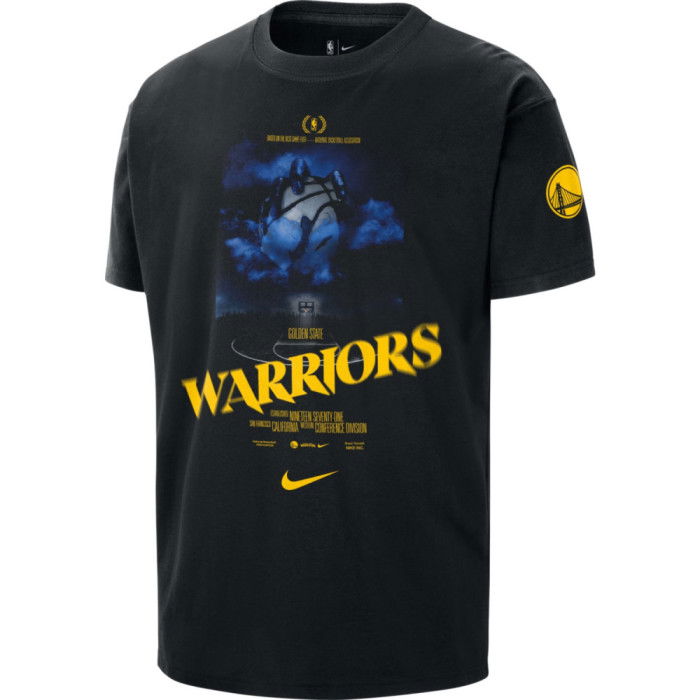 T-shirt Golden State Warriors Courtside black NBA