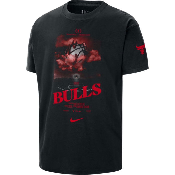 T-shirt Nike NBA Chicago Bulls Courtside black