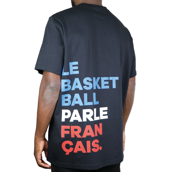 T-shirt b4b "le Basketball Parle Français" Black image n°3