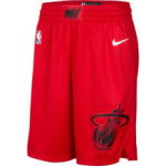 Color Red of the product Short NBA Miami Heat 2024/25 Nike City Edition