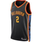 Color Noir du produit Maillot NBA Shai Gilgeous-Alexander Oklahoma City...