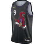 Color Noir du produit Maillot NBA R.J. Barrett Toronto Raptors Nike...