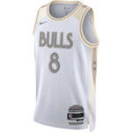 Color Blanc du produit Maillot NBA Zach Lavine Chicago Bulls Nike 2024/25...