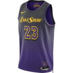 Color Purple of the product Maillot NBA Lebron James Los Angeles Lakers 2024/25...