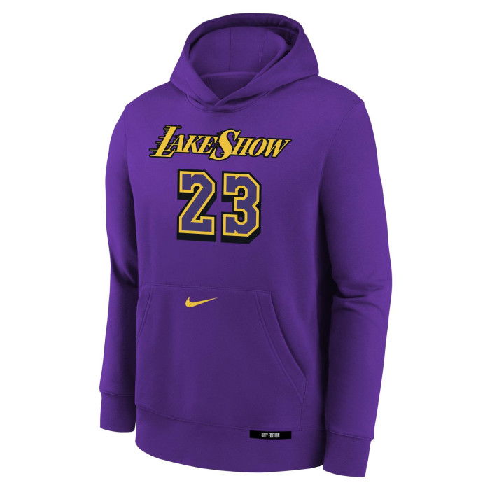 Sweat NBA Lebron James Los Angeles Lakers 2024/25 Nike City Edition Enfants