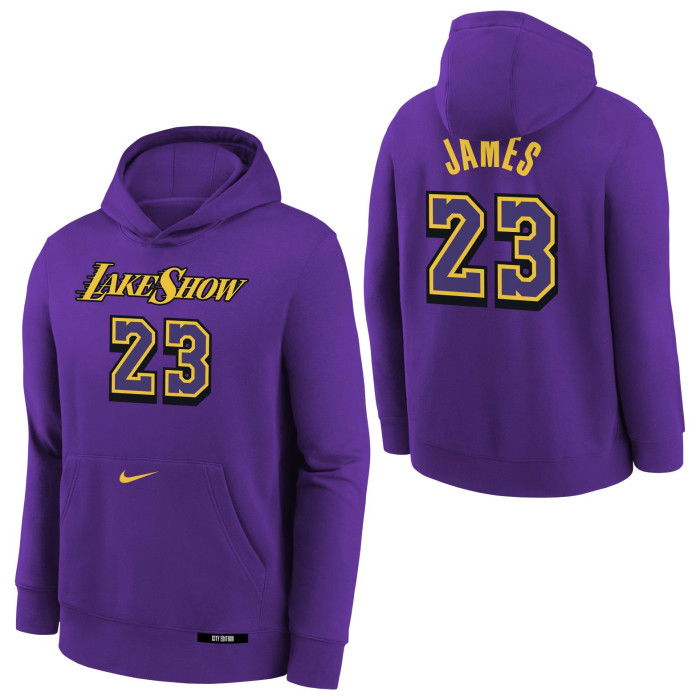 Sweat NBA Lebron James Los Angeles Lakers 2024/25 Nike City Edition image n°3