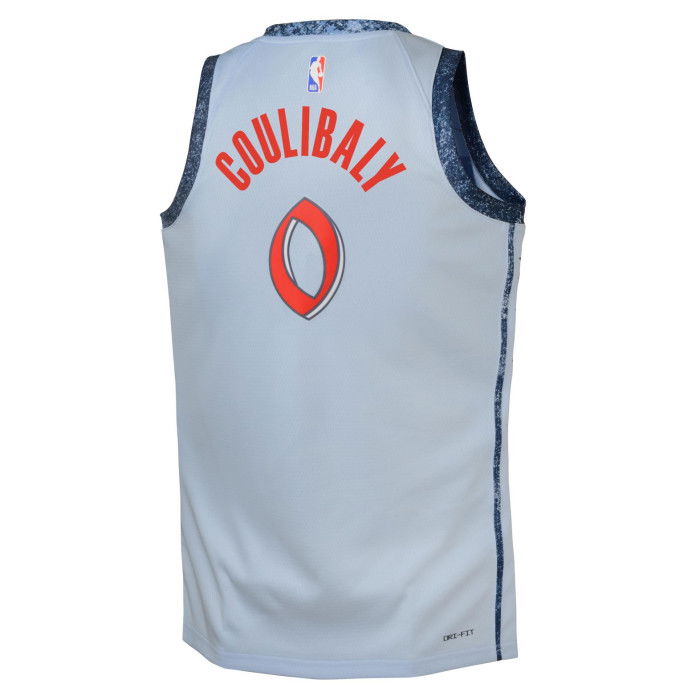 Maillot NBA Bilal Coulibaly Washington Wizards 2024/25 Nike City Edition Swingman image n°3