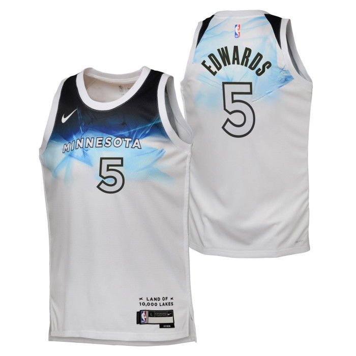 Maillot NBA Anthony Edwards Minnesota Tmbrwolves 2024/25 Nike City Edition Swingman image n°3