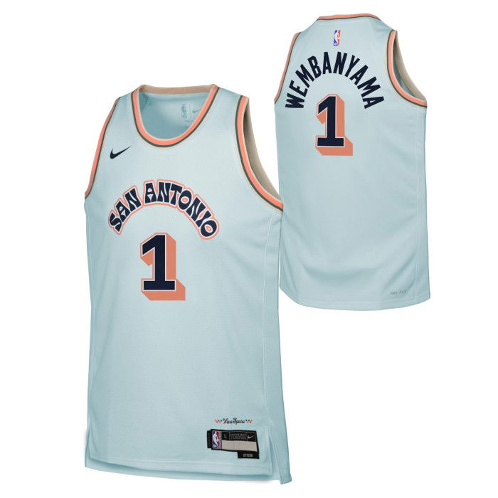 Maillot NBA Victor Wembanyama San Antonio Spurs 2024/25 Nike City Edition Swingman image n°3