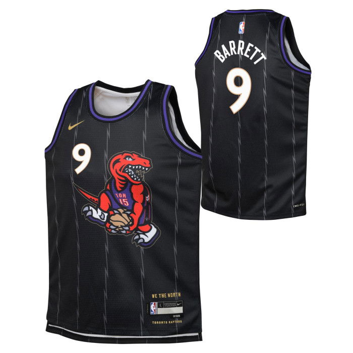 Maillot NBA RJ Barrett Toronto Raptors 2024/25 Nike City Edition Swingman image n°3