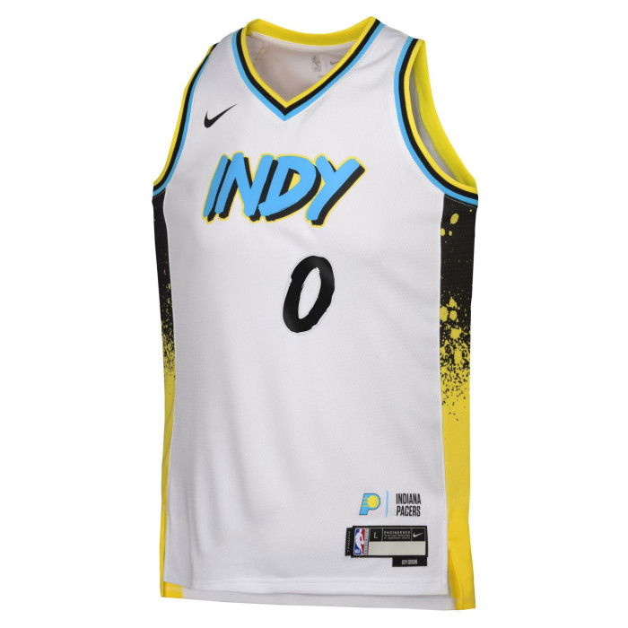 Maillot NBA Tyrese Haliburton Indiana Pacers 2024/25 Nike City Edition Swingman