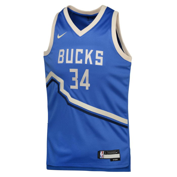 Maillot NBA Giannis Antetokounmpo Milwaukee Bucks 2024/25 Nike City Edition Swingman