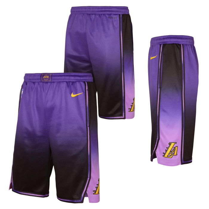 Short NBA Los Angeles Lakers 2024/25 Nike City Edition Swingman image n°4