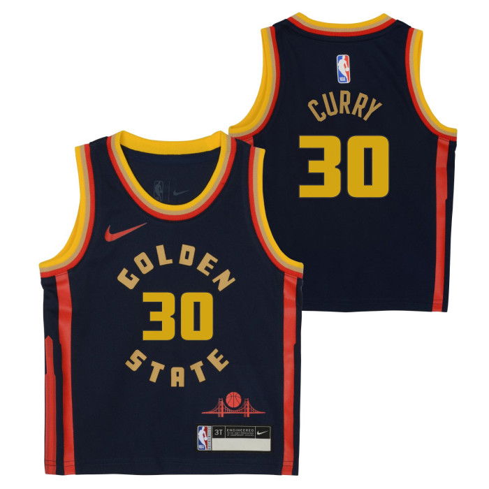 Maillot NBA Stephen Curry Golden State Warriors 2024/25 Nike City Edition 0-7 Replica image n°3