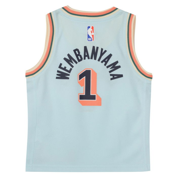 Maillot NBA Victor Wembanyama San Antonio Spurs 2024/25 Nike City Edition 0-7 Replica image n°2