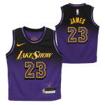 Color Violet du produit Maillot Petit Enfants NBA Lebron James Los Angeles...