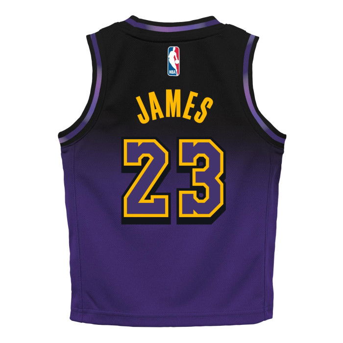 Maillot NBA Lebron James Los Angeles Lakers 2024/25 Nike City Edition 0-7 Replica image n°2