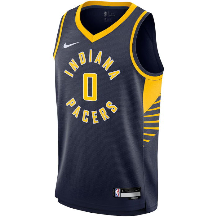 Maillot NBA Tyrese Haliburton Indiana Pacers Boys Icon Swingman Jersey Enfants image n°3