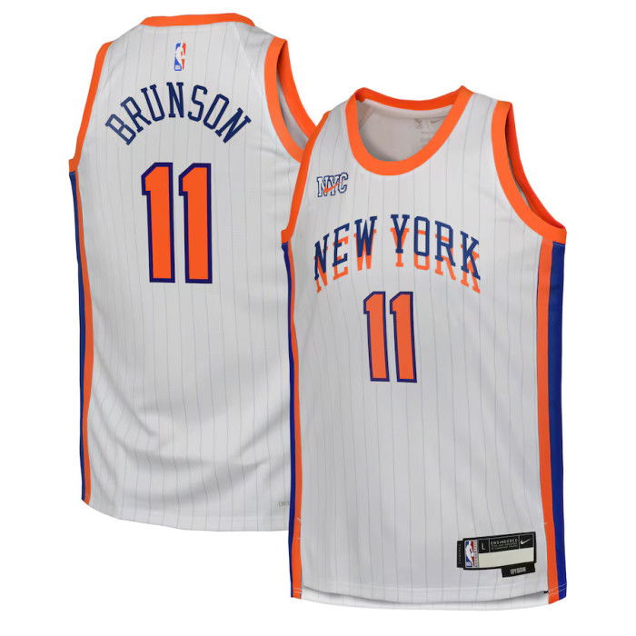 Maillot Enfants NBA Jalen Brunson New York Knicks 2024/25 Nike City Edition Swingman