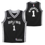 Color Noir du produit Maillot NBA Wembanyama Victor San Antonio Spurs 0-7...