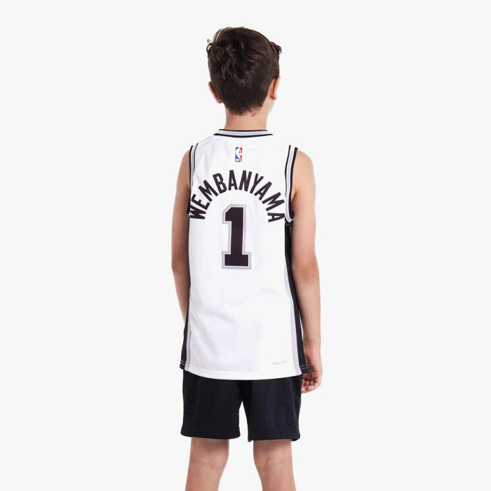 Maillot NBA Victor Wembanyama San Antonio Spurs Boys Association Swingman Jrsy Enfants image n°3