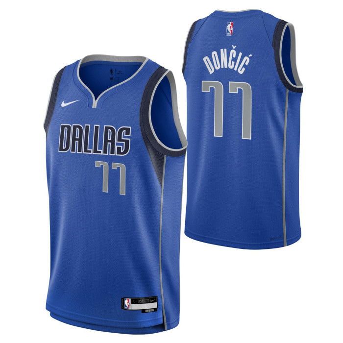 Maillot NBA Luka Doncic Dallas Mavericks Boys Icon Swingman Jersey Enfants image n°3