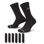 Color Noir du produit Pack de 6 paires de chaussettes Jordan noires