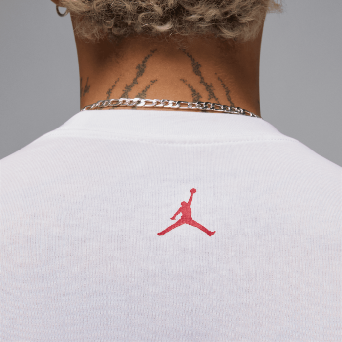 T-shirt Jordan Brand AJ1 Logo white/varsity red